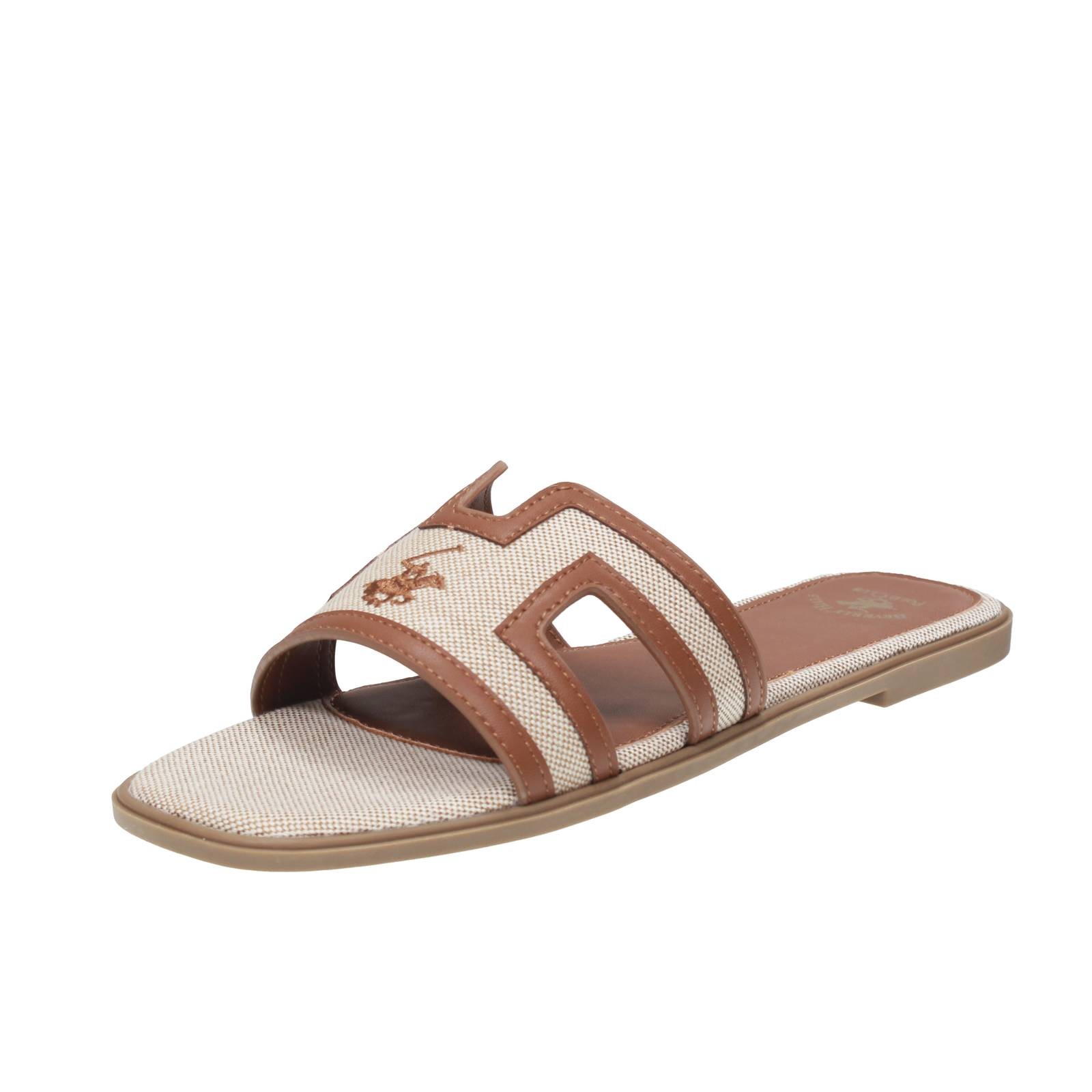 Beverly Hills Polo Club Mina CVS Sand - Gre 36 Damenschuhe Pantoletten Band 8190₽
