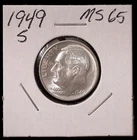 1949-S Roosevelt Dime, Brilliant Uncirculated #3184