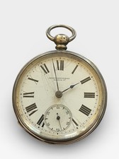 Antique IWC International Watch Co Silver Pocket Watch Working c1890