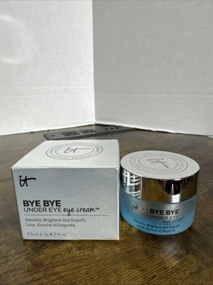 It Cosmetics Bye Bye Under Eye  Eye Cream 0.5 oz Depuffs & Brightens New In Box