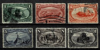 USA MiNr. 117 122 gestempelt aus einer alten Sammlung