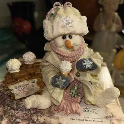 Boyds Bears The Wee Folkstone Collection ''Slurp'' & The Snowcone Stand 1st Edt.