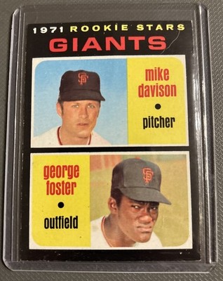 1971 Topps Set-Break #276 George Foster RC Mike Davison NM-EX Giants