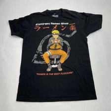Naruto Shippuden Anime Shirt Ichiraku Ramen Shop Adult T-Shirt Small