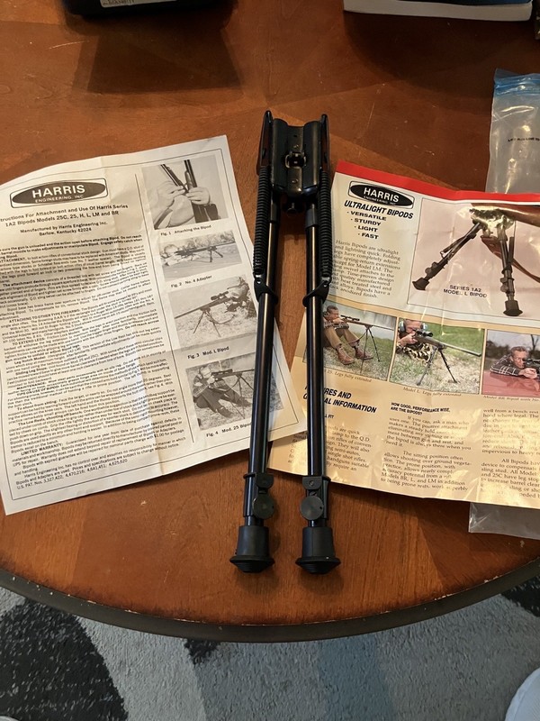 Harris Ultralight Bipod Series 1A2 Model H
