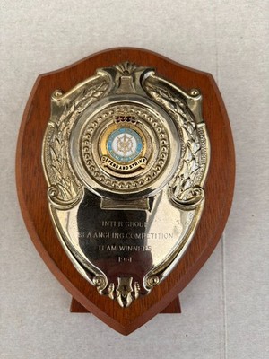 RAF STRIKE COMMAND OFFICERS MESS OR VETERANS INTER GROUP TROPHY SEA ANGLING 1981