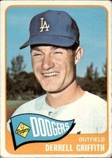 Derrell Griffith 1965 Topps #112 Los Angeles Dodgers RC