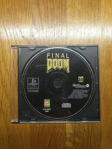 Final DOOM PlayStation 1 GAME ONLY! TESTED AND WORKING