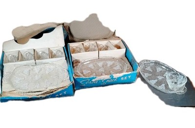 Anchor Hocking Serva-Snack Luncheon Set, 2 8 Piece Sets  