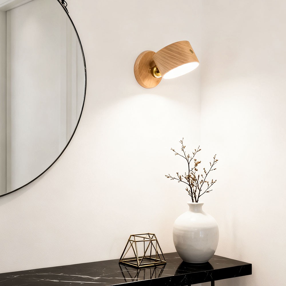 1/8 Pack LED Magnetic Wall Sconce Lights USB Rechargeable Wall Mounted Lights