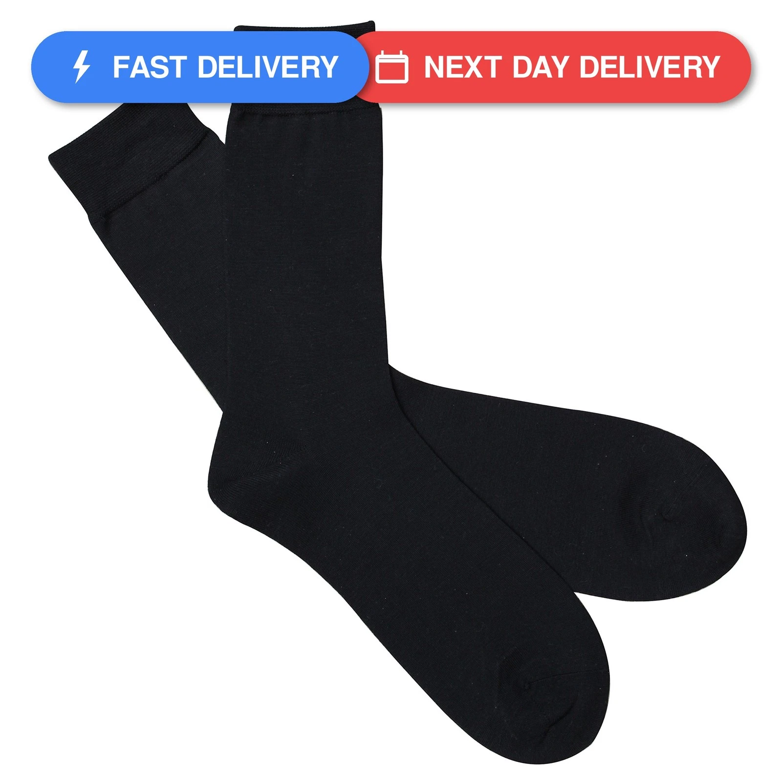 Jasmine Silk Men Pure Silk Evening Socks Thermal Black