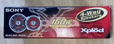 SONY Xplod XS-R1341 160 Watt Peak Power 4waySpeakers Open NOS | eBay