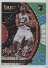 2017-18 Panini Select Concourse Tri-Color Prizm Caleb Swanigan #87 3v6