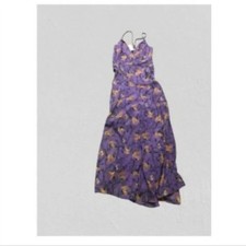 NWT ASTR The Label Purple Floral Pandora Maxi Dress Sz Small