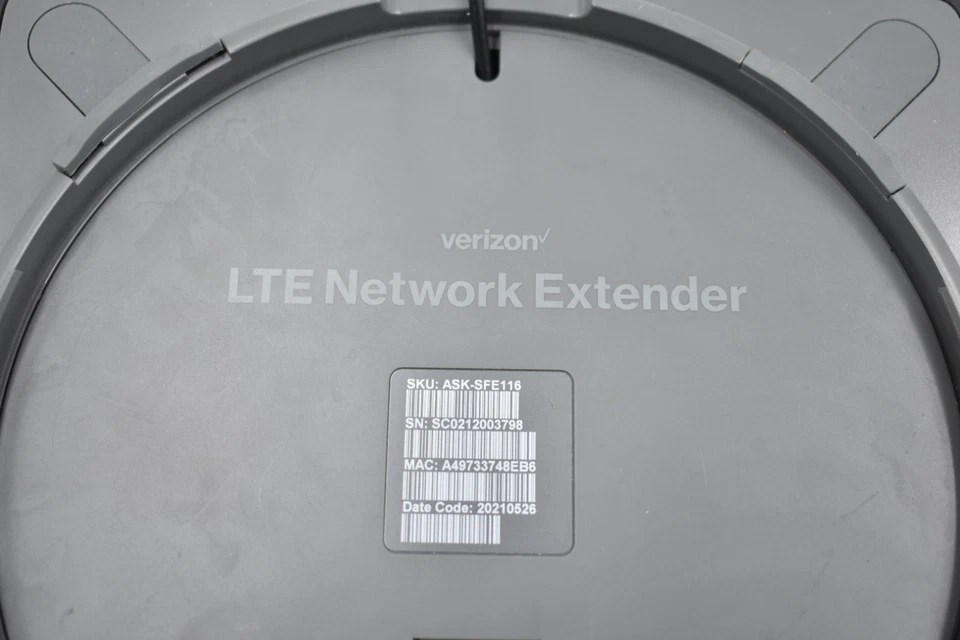 Verizon Wireless ASK-SFE116 LTE Network Extender | Cellular Signal Booster - Image 4 of 4