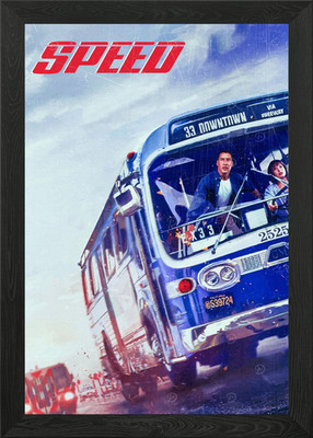 Speed Movie Poster Framed Wall Art Poster Canvas Print Picture