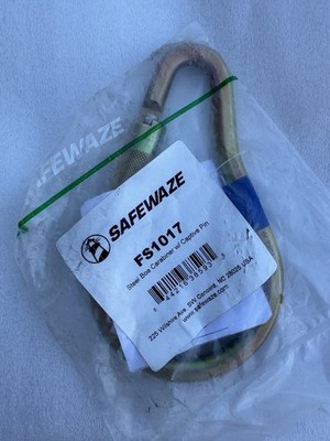 Safewaze FS1017  1-3/4'' Steel Boa Carabiner Hook Construction Fall Protection