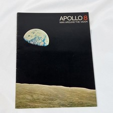Apollo 8 NASA Man Around the Moon Booklet 1968 Astronauts Space Travel