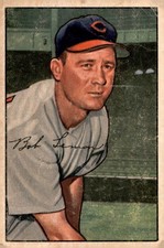 1952 Bowman #23 Bob Lemon - st