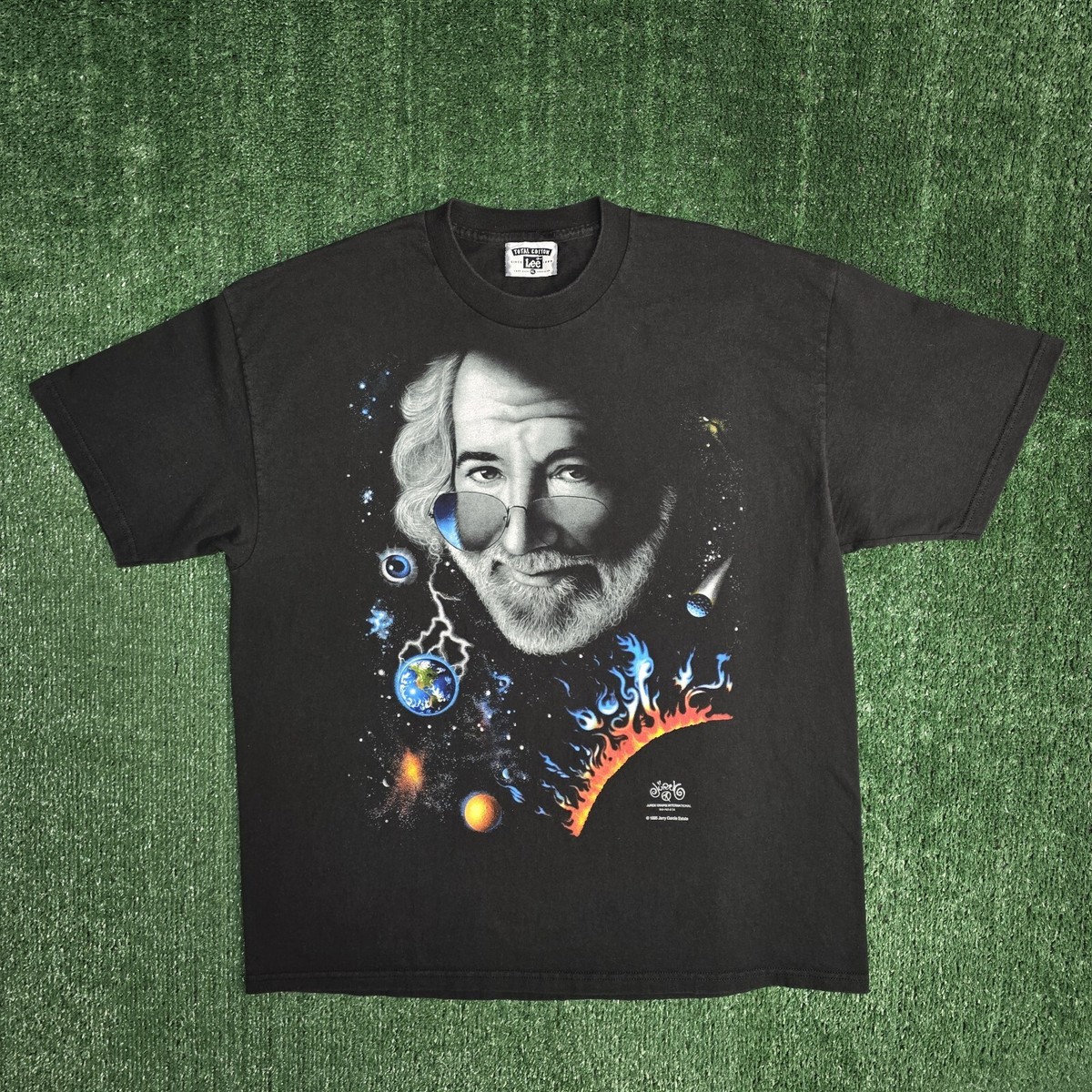 Vintage Jerry Garcia Shirt XL 1995 Jurek Grafix Grateful