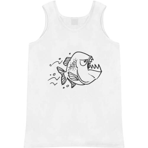 'Piranha' Adult Vest / Tank Top (AV027472) - Afbeelding 1 van 10