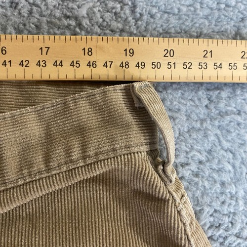 Vintage Levis Jeans Mens 38x32 Tan 569 Loose Straight Leg Corduroy Skater Baggy - Picture 6 of 16