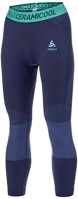 Odlo Tights Ceramicool Motion '' Bottom '' Blue - 360281-40250