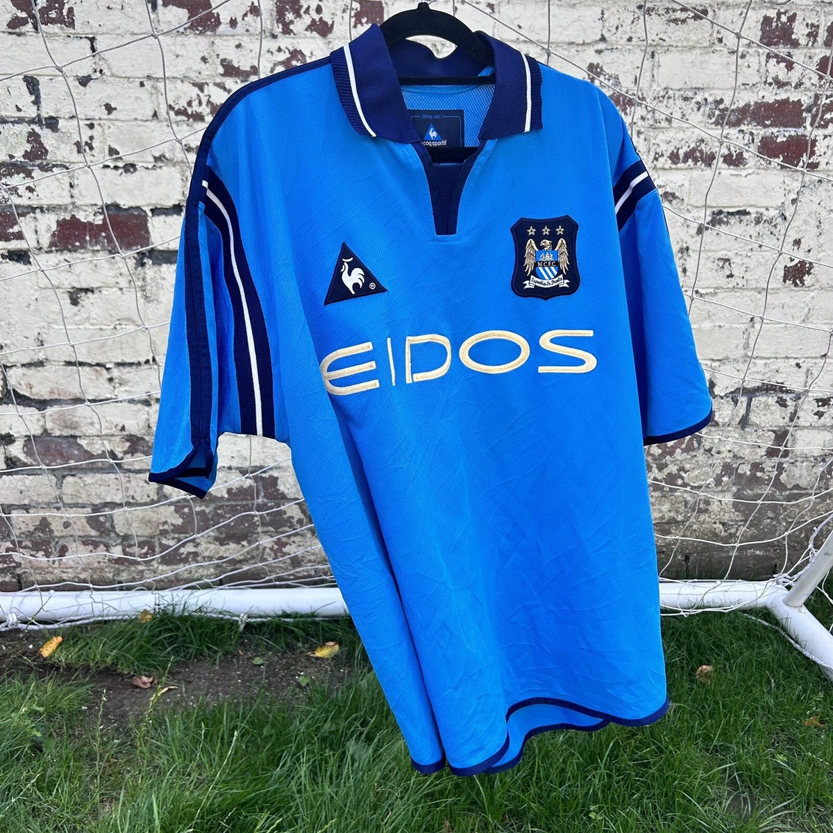 Man City 2001-02 Home Shirt Original Vintage Classic Man City 2001-02 Home Shirt Original Vintage Classic
