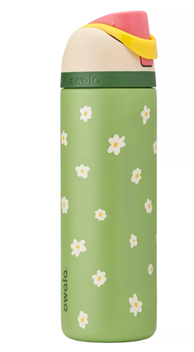 Owala 24 oz. FreeSip Stainless Steel Water Bottle - Darling Daisy