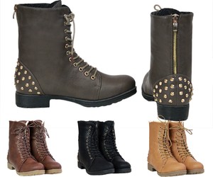 ladies military boots