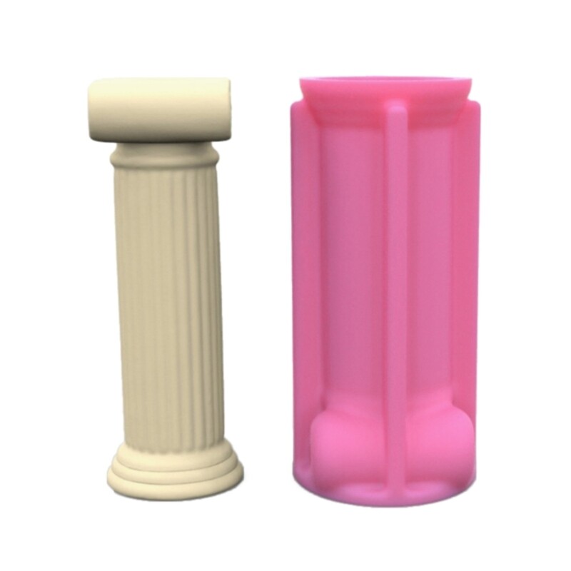 Roman Column Succulent Vase Silicone Mold for DIY Resin Flower Pots