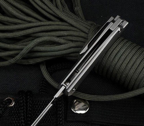 Titanium Scalpel Blade Folding Utility Knife Pocket Outdoor Camping EDC Tool - Picture 12 of 14