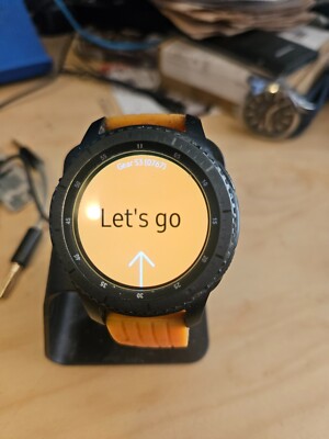Samsung Galaxy Watch Gear S3 Frontier with original box and charging stand