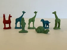 7 1960's DR. DOLITTLE  RUBBER FIGURES 3 APJAC 20TH CENTURY FOX Reserved