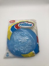 Vintage Wham-O Regular Frisbee Blue Raised Letter New Sealed Bag