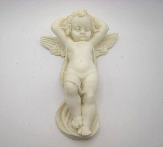 Arnoldo Gianelli Cherub Wall Figurine Made In Italy Signed