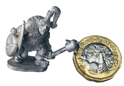 Goblin Ork Hobgoblin Metall Modell Grenadier Vintage Pre Slotta ra