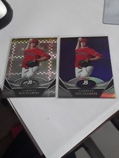 Garrett Richards RC  SP X Factor Plus Purple 2011 Bowman Platinum LA Angels
