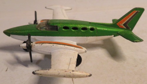 Vintage Green Matchbox 1974 Lesney Prod. & Co. S.B.8 Cessna 402 Made In England - Picture 5 of 17