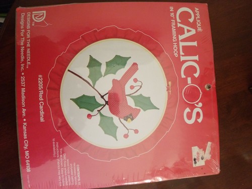 Applikations-Set - Calic-o's Red Cardinal #2205 Designs für die Nadel 10" Reifen Neu - Bild 2 von 6