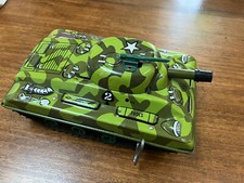 Vintage 1950's MARX Wind Up Tin Litho US ARMY DOUGHBOY Tank