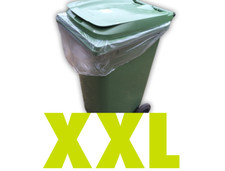 Bin Bags Clear Heavy Duty Wheelie Liners Refuse Sacks UK Made Strong Large