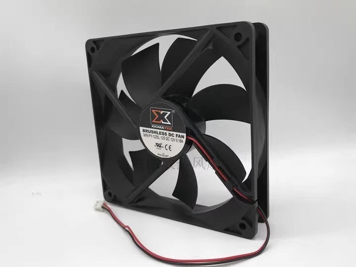 XIGMATEK BRUSHLESSFAN PY-1225L12S 12025 DC12V 0.18A 12CM 2-Pin Silent Cooling Fa - Image 2 of 3