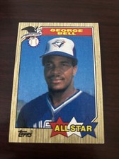 1987 Topps George Bell All Star #612 Toronto Blue Jays NM-MINT