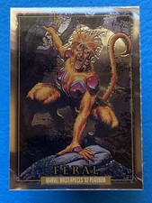 Feral 2024 Skybox Marvel Masterpieces '92 Platinum #55
