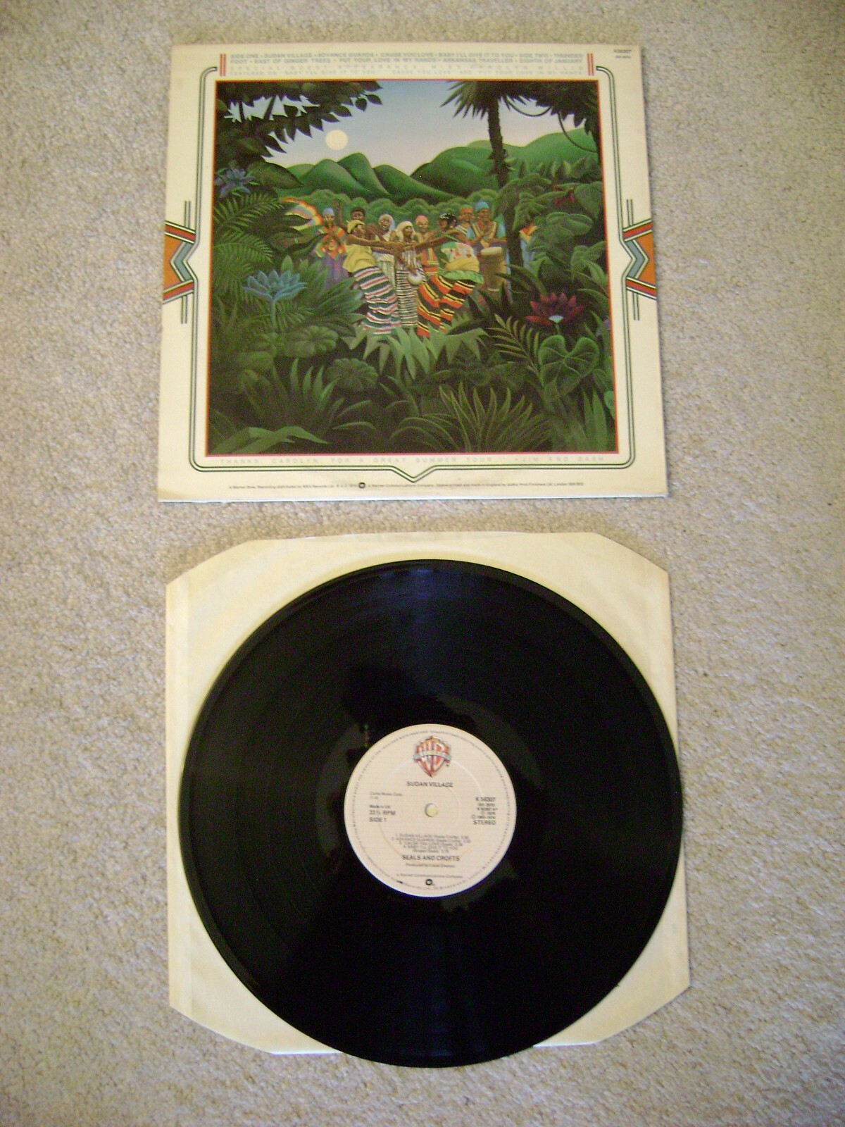 Seals & Crofts "Sudan Village" 33rpm LP Vinyl 1976 WB / NM (Import) eBay