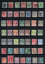 LOT DE 138 TP OBLITERES ET NEUFS, DANEMARK, TOUTES EPOQUES