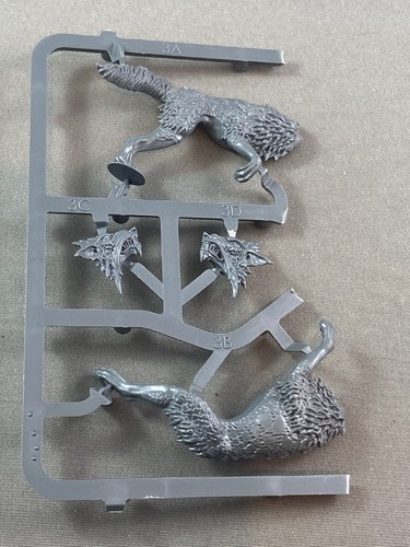 1x Fenrisian Dire Wolf Pet Familiar Space Wolves Space Marines Warhammer 40k