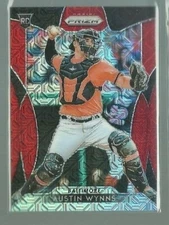 2019 Panini Prizm Prizms Red Mojo #278 Austin Wynns RC 034/299 (ref 78870)