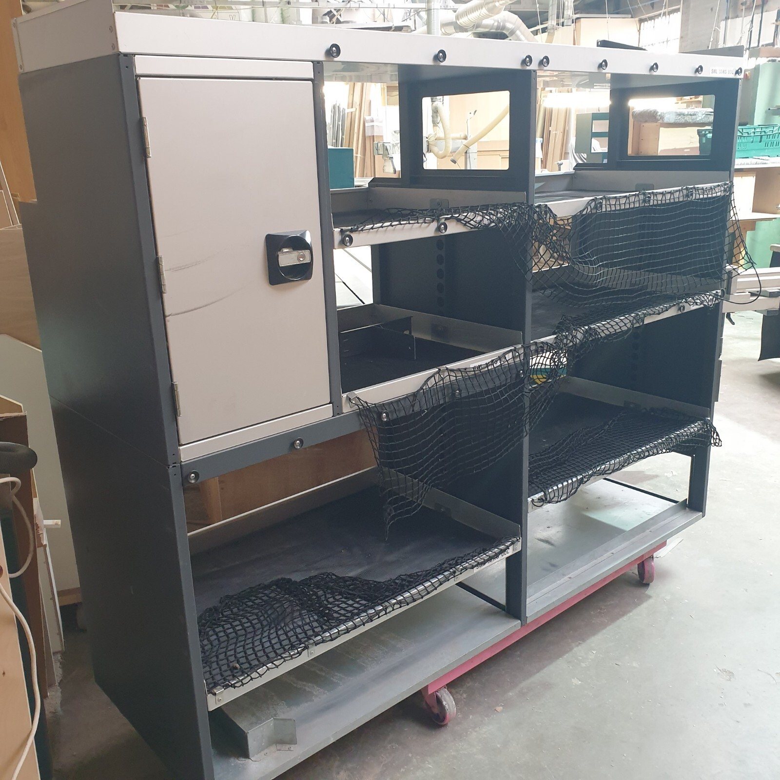 Large metal Bott Van Racking / shelving Used. eBay